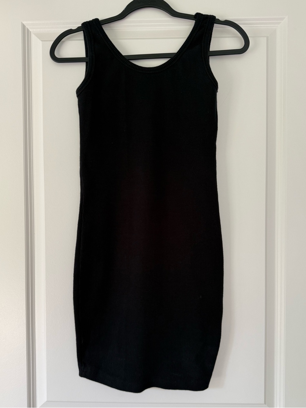 Smart Set Black Ribbed Tank Dress